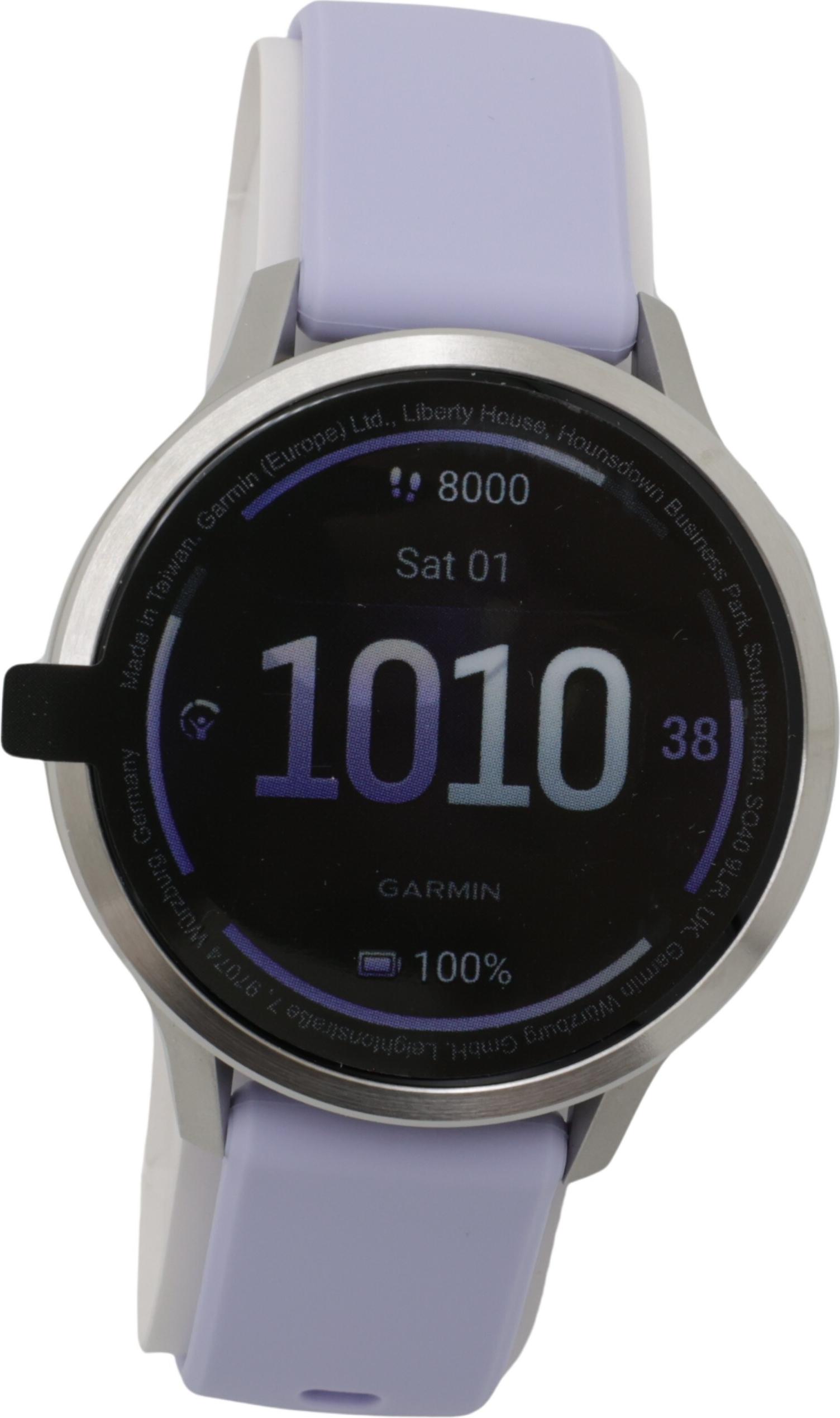 Garmin Venu 4 Smartwatch 41mm 1,2" AMOLED 8 GB GPS Periwinkle, Silber