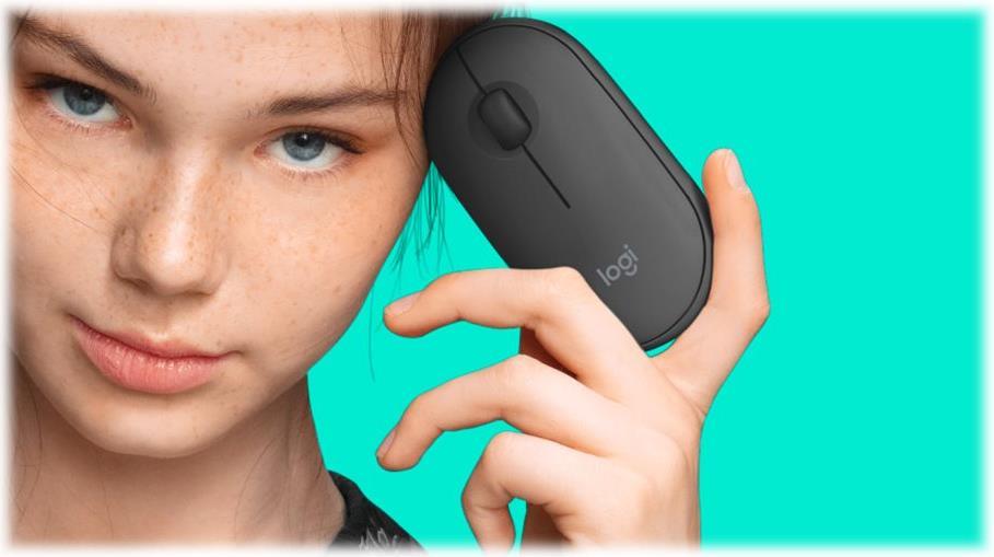 Logitech MK470 Slim Wireless Combo Kabelloses Tastatur- und Maus-Set QWERTZ Deutsch Graphit