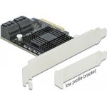 Delock 5 Port SATA PCI Express x4 Karte Low Profile - SATA 6Gb/s Controller (90498)