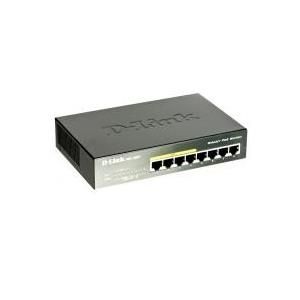 D-Link DGS-1008P 8-Port PoE Gigabit Desktop Switch - Switch - nicht verwaltet...