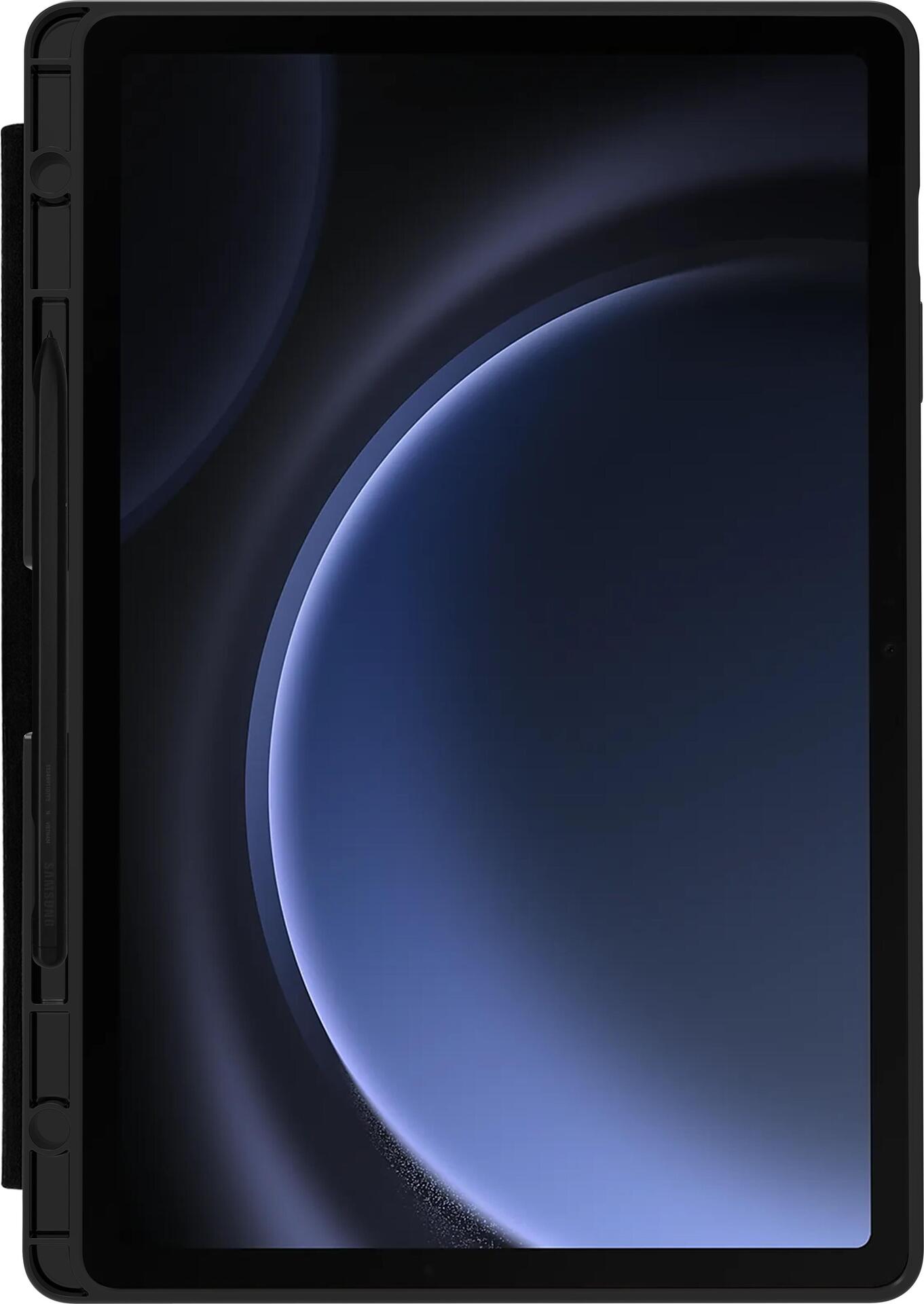 OtterBox React Folio Series Flip-Hülle für Samsung Galaxy Tab S9 FE+ 12,4" Schwarz