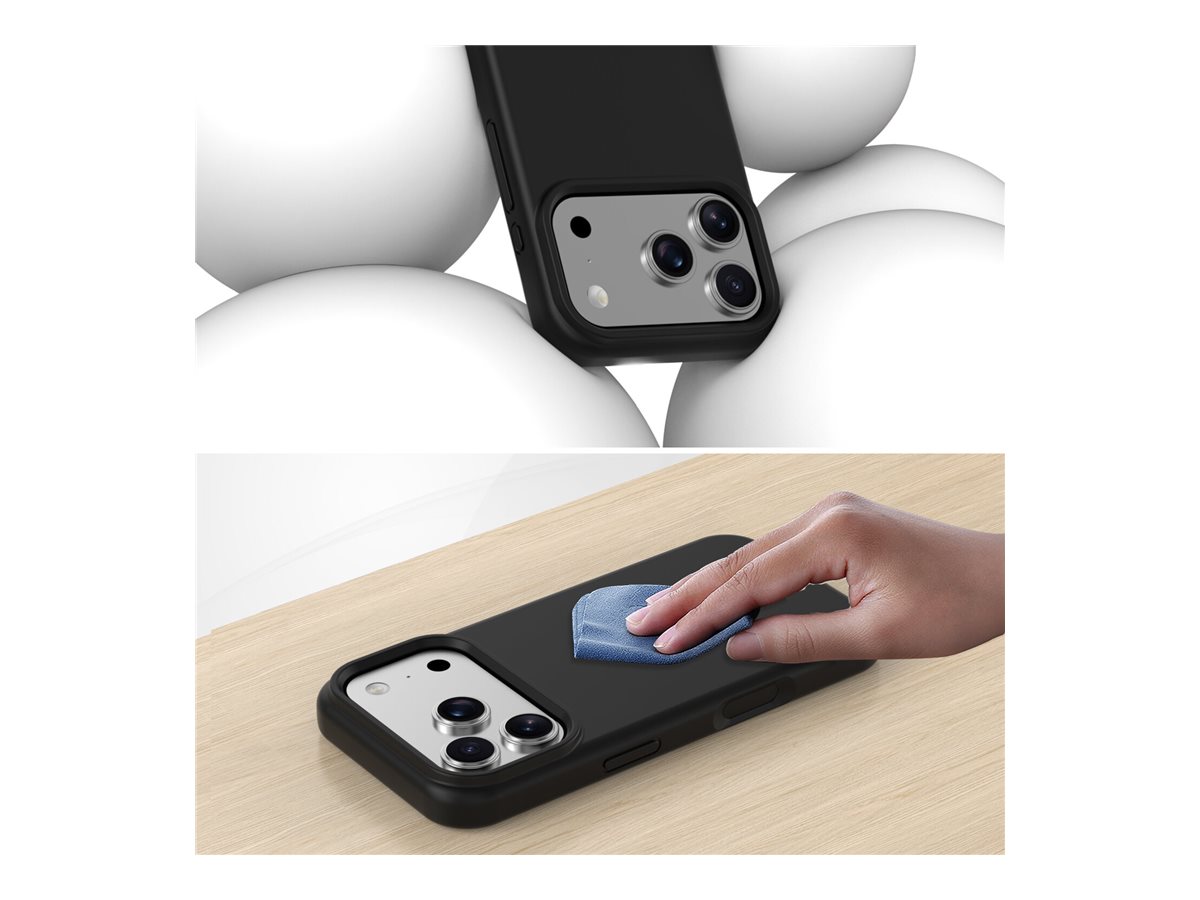 4smarts Cupertino Silikon Case für Apple iPhone 17 Pro 6.3" MagSafe Schwarz