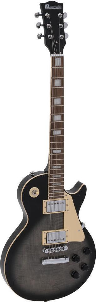DIMAVERY LP-750 E-Gitarre, Translucent gray blackburst (26219396)