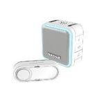 Honeywell Serie5 Funk-Gong-Set Lautstärkeregelung LED Lichtring Stummmodus weiß Funk-Reichweite von bis zu 150 m (DC515S)