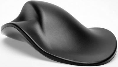 Hippus HandShoeMouse Right Medium Vertikale Maus Schwarz