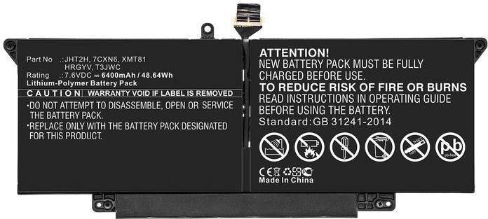 CoreParts Laptop Battery 49.28Wh Li-Pol 7.7V 6400mAh Black (HRGYV-CP)