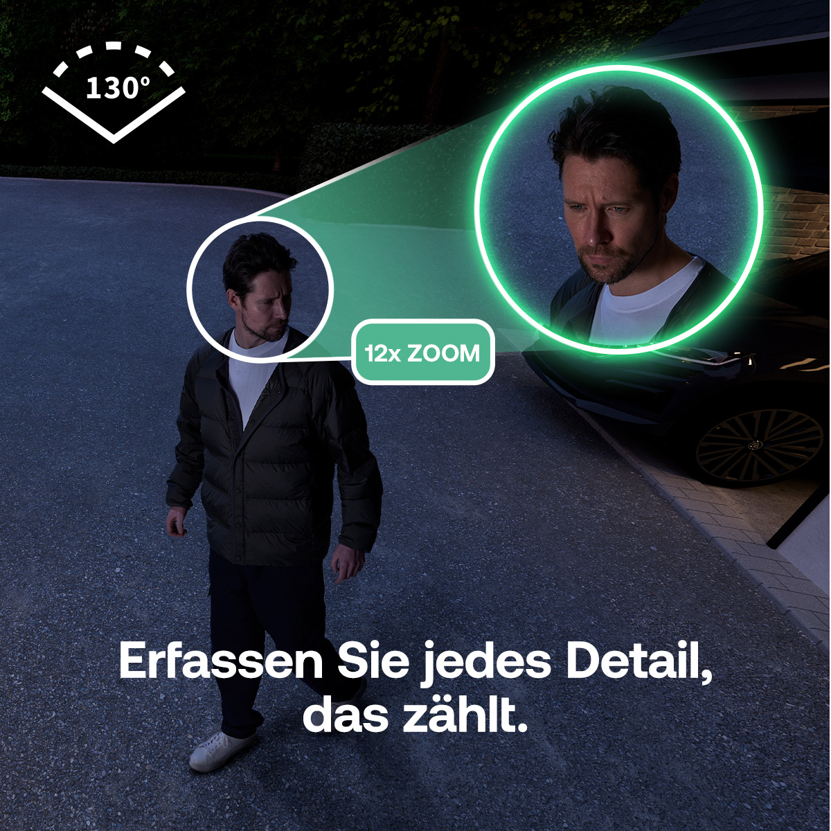 Arlo Essential 3 HD-Sicherheitskamera 2er-Set mit Halterungen Schwarz, Weiß