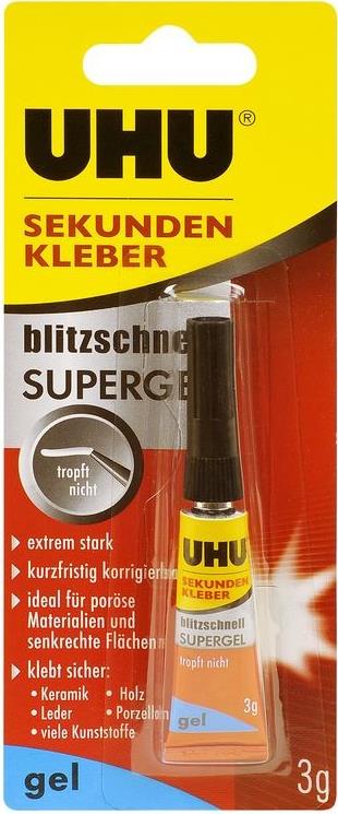 UHU SEKUNDENKLEBER SUPERGEL 3 g