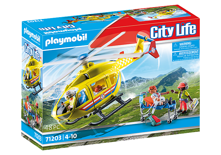 Playmobil City Life Rettungshelikopter (71203)