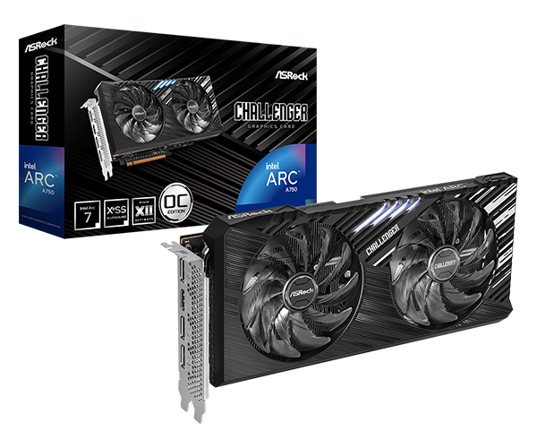 ASROCK Intel ARC A750 Challenger SE 8GO Intel VGA Card retail