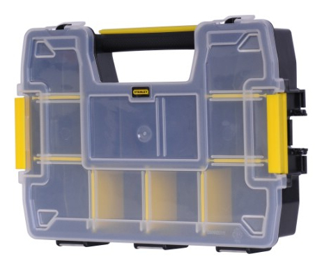 Stanley STST1-70720 Sortmaster Organizer Schwarz Transparent