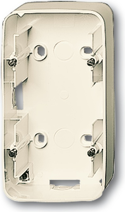 BUSCH-JAEGER Gehäuse AP Bodenpl. 2-fach 1702-212 Duro 2000 SI weiss 1702-212 (1799-0-0337)