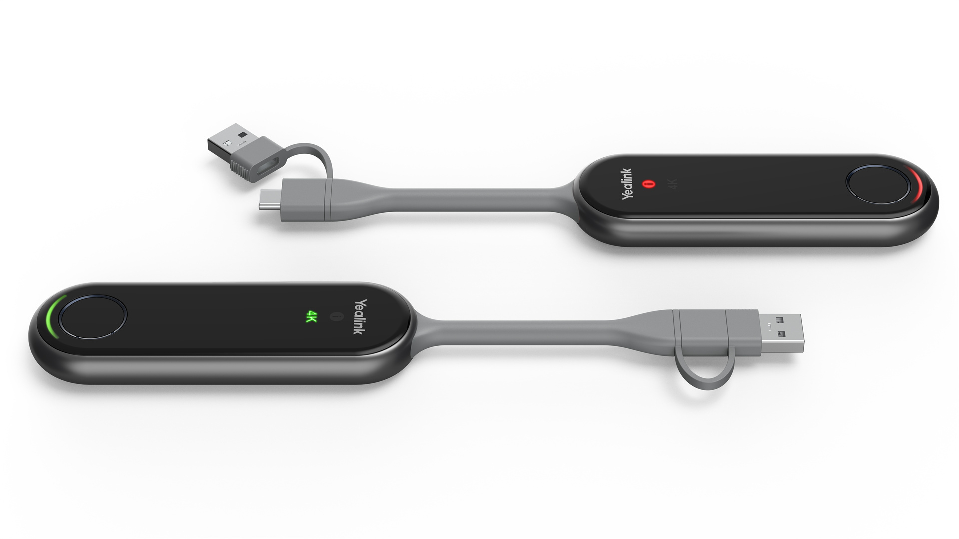 Yealink PA20 Wireless Sharing Pod 4K USB-C USB-A Schwarz