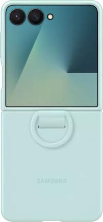 Samsung Flip7 Ring Case Silicone Mint (EF-PF766TMEGWW)