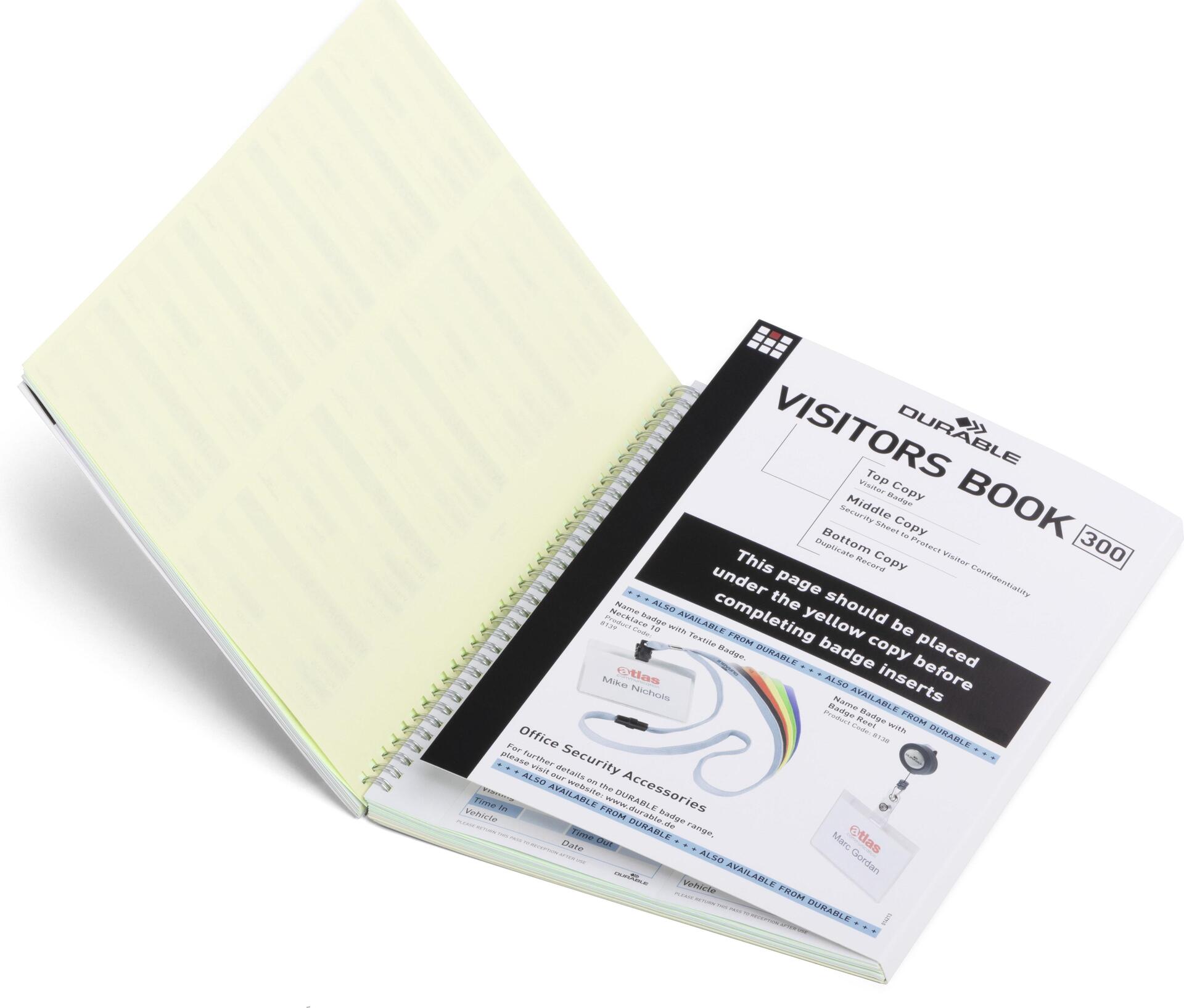 DURABLE VISITORS BOOK 300 REFILL 1 ST 146600 (146600)