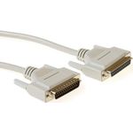 ACT 5 metre Serial 1:1 connection cable 25 pin D-sub male - 25 pin D-sub female. Length: 5 m Conn cable 25m/f mold 5.00m (AK4055)