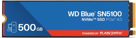 WD Blue SN5100 NVMe SSD 500GB M.2 (WDS500G5B0E-00CPE0)