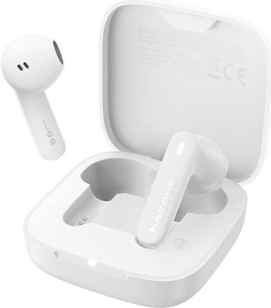 Baseus Bowie E16 Kopfhörer True Wireless Earphones im Ohr Anrufe/Musik USB Typ-C Bluetooth Weiß (A00061900223-00)