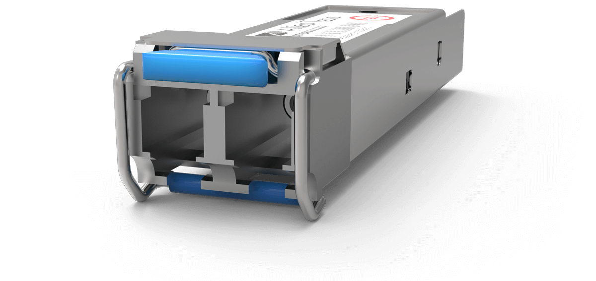 Allied Telesis AT-SPLX10A SFP Glasfaser-Transceiver-Modul 1000Base-LX 1310 nm LC Single-Modus Silber
