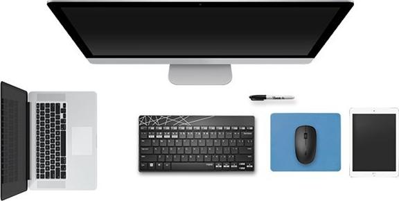 Rapoo 8000M Kabelloses Tastatur- und Maus-Set 2.4 GHz Bluetooth QWERTZ Schwarz