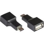 Alcasa USB-AD201 Kabeladapter USB C USB A Schwarz (USB-AD201)