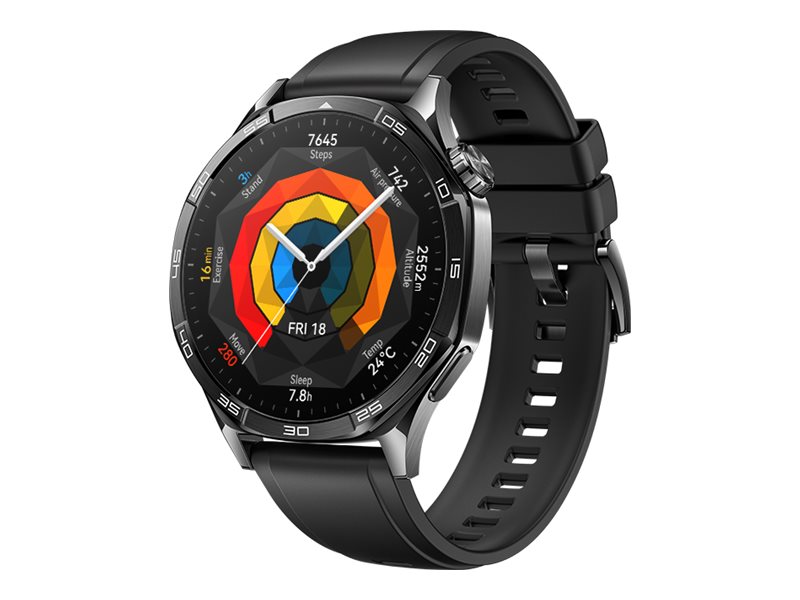 Huawei Watch GT 5 1.43" AMOLED Edelstahl Schwarz