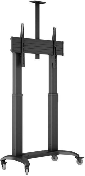 Multibrackets 3120. Höchstgewichtskapazität: 135 kg, Minimum Bildschirmgröße: 165,1 cm (65"), Maximale Bildschirmgröße: 2,79 m (110"), Minimale VESA-Halterung: 200 x 200 mm, Maximale VESA-Halterung: 1000 x 600 mm. Höhenanpassungsrate: 1200 - 1700 mm. Produktfarbe: Schwarz (7350105213120)