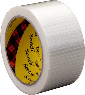 3M Scotch Filament-Klebeband 8959, 75 mm x 50 m, transparent - 1 Rolle (89597550)