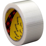 3M Scotch Filament-Klebeband 8959, 75 mm x 50 m, transparent - 1 Rolle (89597550)