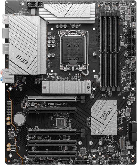 MSI PRO B760-P II Motherboard (7E29-002R)