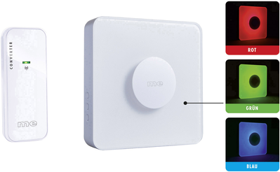 m-e modern-electronics 41162 Funkgong Komplett-Set beleuchtet (41162)