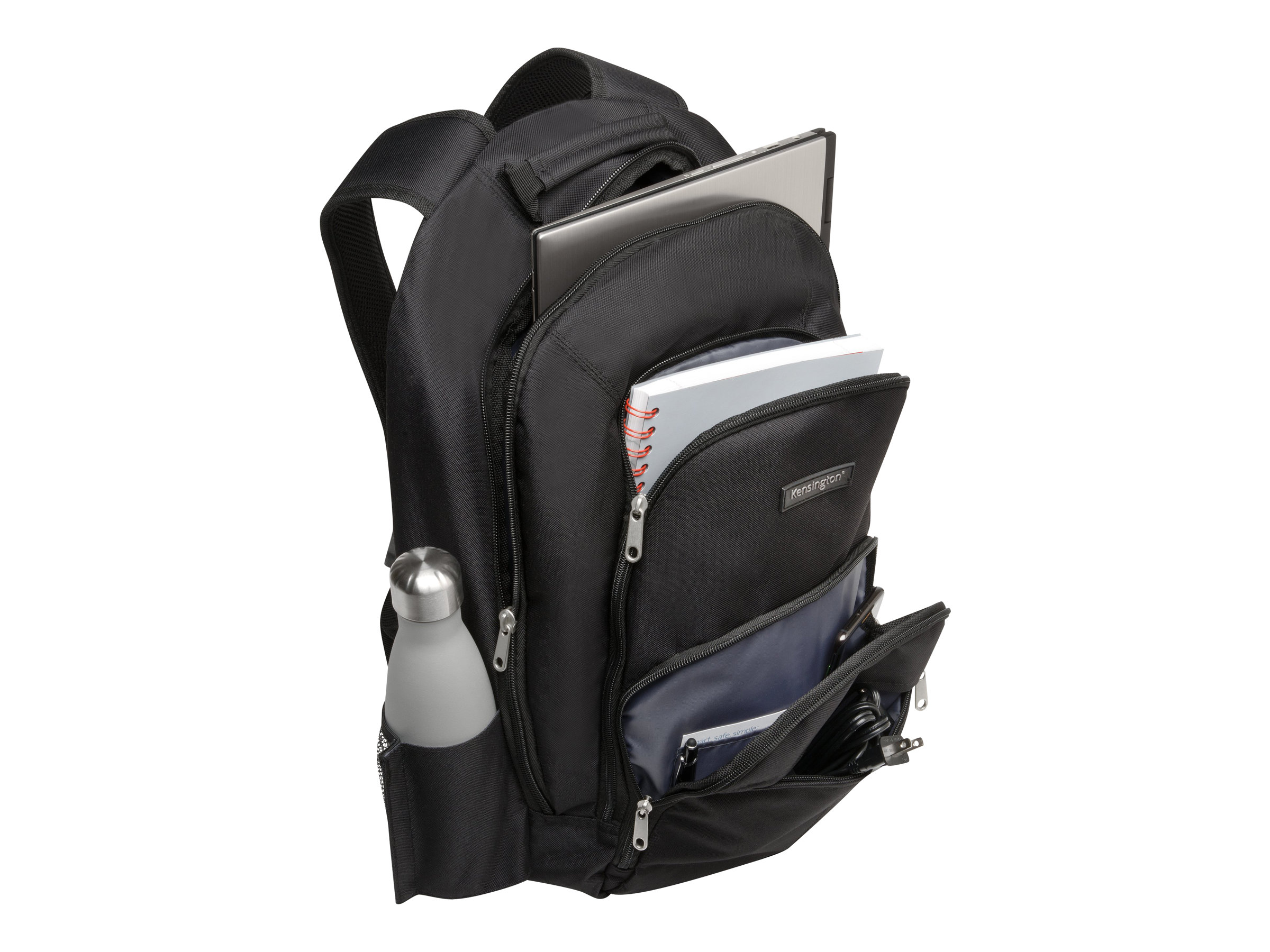 Kensington SP25 15.4" Classic Backpack Notebook-Rucksack Schwarz