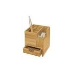 WEDO Schreibtisch-Organizer, aus Bambus praktische Box bestehend aus Stifteeinsatz für 6 Stifte, - 1 Stück (61 1707)