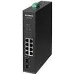 Edimax Industrieller 10-Port Gigabit PoE+-DIN-Schienen-Switch mit 2 SFP-Ports Für raue Umgebungen in IoT und Smart City (IGS-1210P)