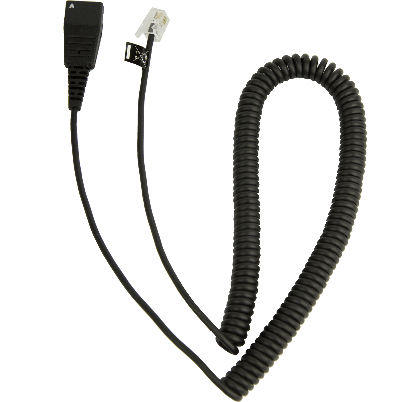 Jabra Headset-Kabel 8800-01-37 Quick Disconnect RJ-10 2 m Schwarz