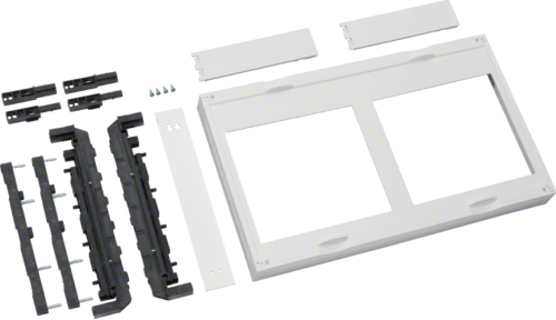 Hager UE22E4B. Produktfarbe: Schwarz, Weiß, Material: Kunststoff, Anzahl enthaltener Produkte: 1 Stück(e). Breite: 500 mm, Tiefe: 125 mm, Höhe: 300 mm (UE22E4B)