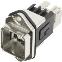 Telegärtner RJ45-Flanschset Variante 14 Kupplung, Einbau Pole: 8P8C J80020A0010 Metall J80020A0010 1 St. (J80020A0010)