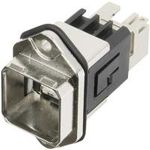 Telegärtner RJ45-Flanschset Variante 14 Kupplung, Einbau Pole: 8P8C J80020A0010 Metall J80020A0010 1 St. (J80020A0010)