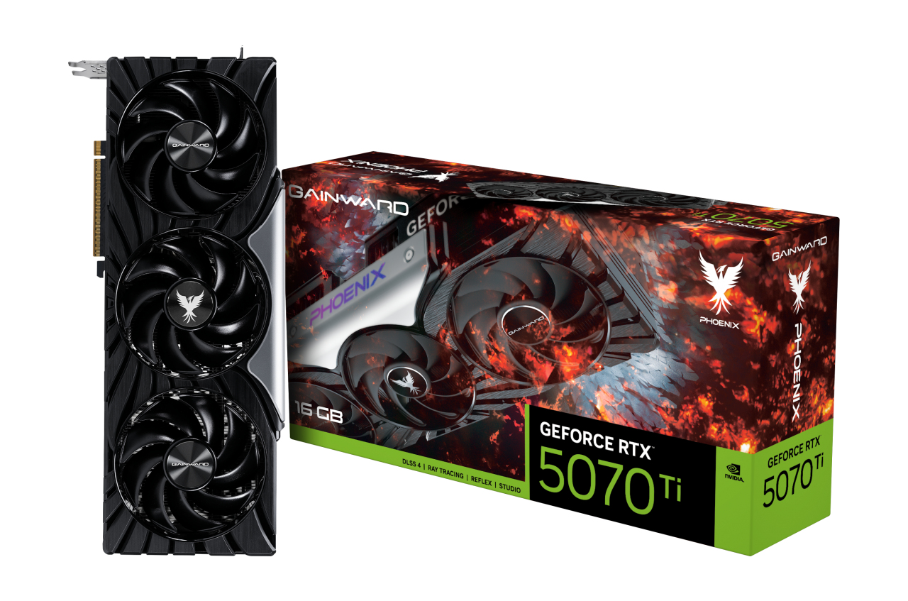 Gainward Phoenix GeForce RTX 5070 Ti 16 GB GDDR7 Schwarz, Silber