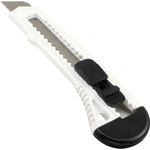 InLine® Allzweck Cutter Messer, 18mm Klinge, weiß (43031I)