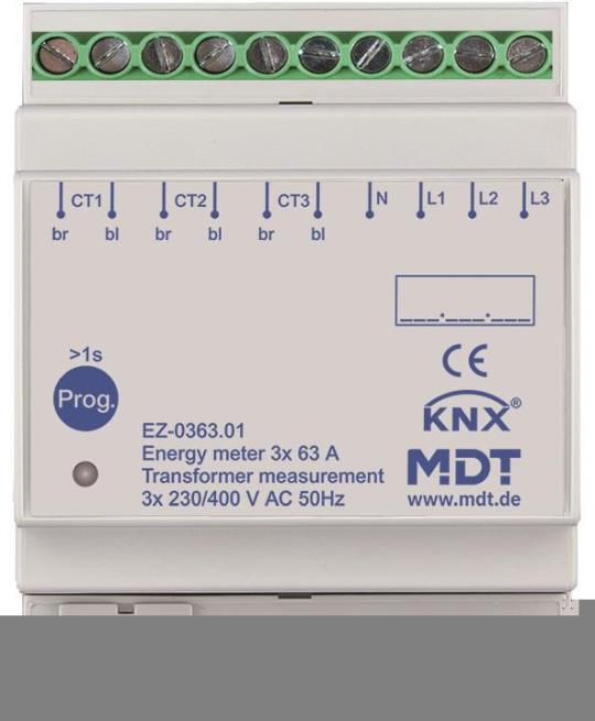 MDT technologies Energiezähler 3-fach 63 A, Wandlermessung EZ-0363.01 (EZ-0363.01)