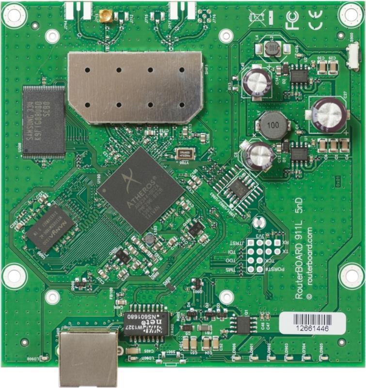 MikroTik 911 Lite5 mit 600MHz Atheros CPU, 64MB RAM, 5Ghz 802.11a/n Single Chain RouterBOARD (911 LITE5)