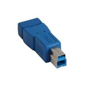 INLINE USB-Adapter USB Typ A (W) zu USB Type B (M) (35300D)