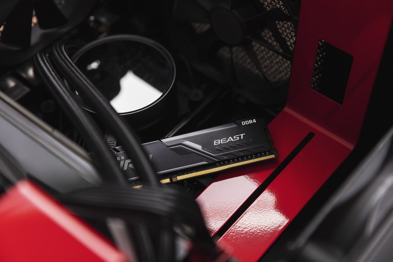 Kingston FURY Beast 8 GB RAM DDR4 3200 MHz CL16 DIMM Schwarz
