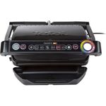 Tefal OptiGrill GC7058 Kontaktgrill 2000 W 6 Programme Schwarz 600 cm²