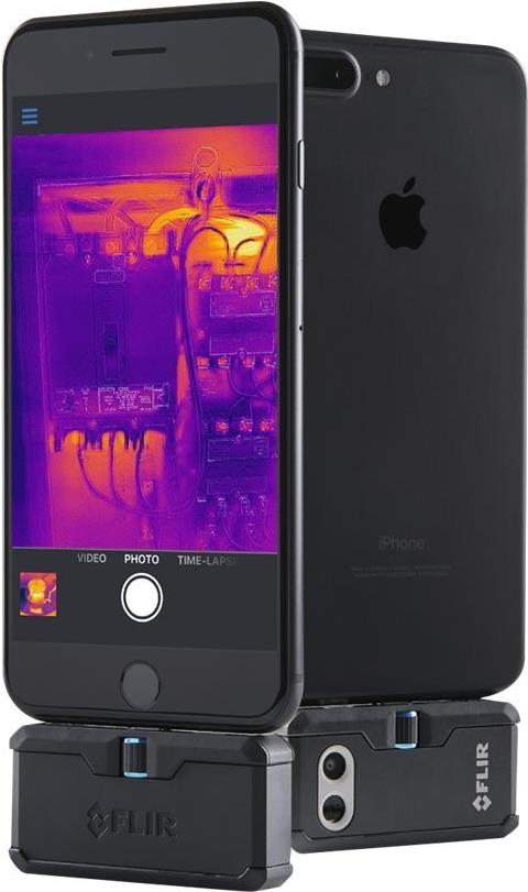 FLIR One Pro iOS Wärmebildkamera mit visueller Kamera Lightning Schwarz