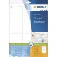 HERMA Premium Permanent selbstklebende, matte laminierte Adressetiketten aus Papier (8632)