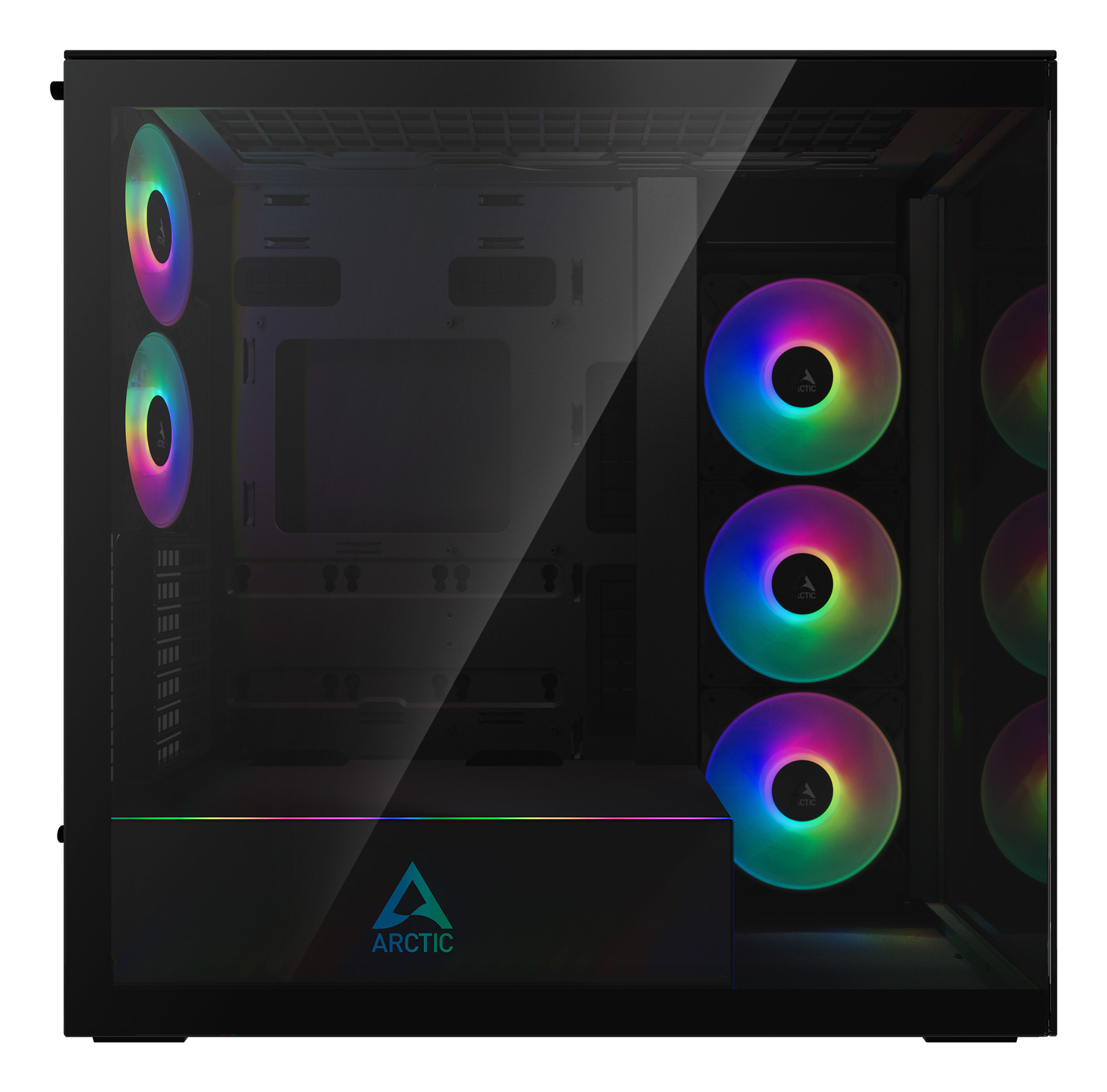 Arctic Xtender Mirror E-ATX PC-Gehäuse Midi Tower Schwarz