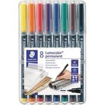 STAEDTLER Lumocolor Folienstifte-Set farbsortiert permanent 8 St. (317 WP8)