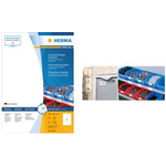 HERMA Wetterfeste Folien-Etiketten, 210 x 297 mm, weiß aus Polyesterfolie, matt, selbstklebend, permanent - 1 Stück (10784)